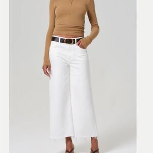 Citizens Of Humanity White Cropped Jeans